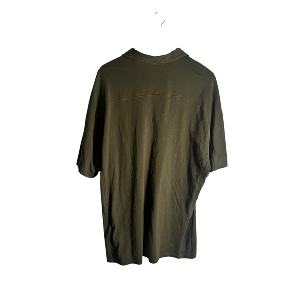 Kuhl Men's Wildfibre Polo Shirt 100% Organic Cotton Short Sleeve Green Size XXL - Picture 3 of 5